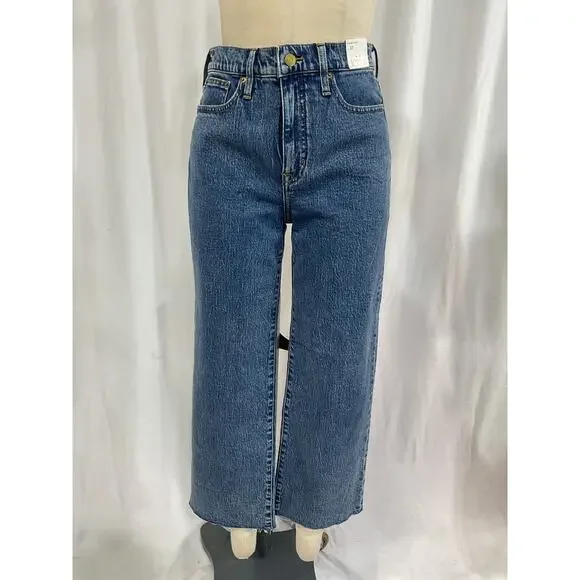 J. Crew Slim Wide-Leg Denim Jeans - Picture 2 of 5